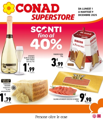 Sconti fino al 40%